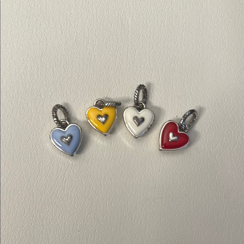 Brighton Heart Charms - Valentine candies Blue, Yellow, White, Red - Picture 3 of 8